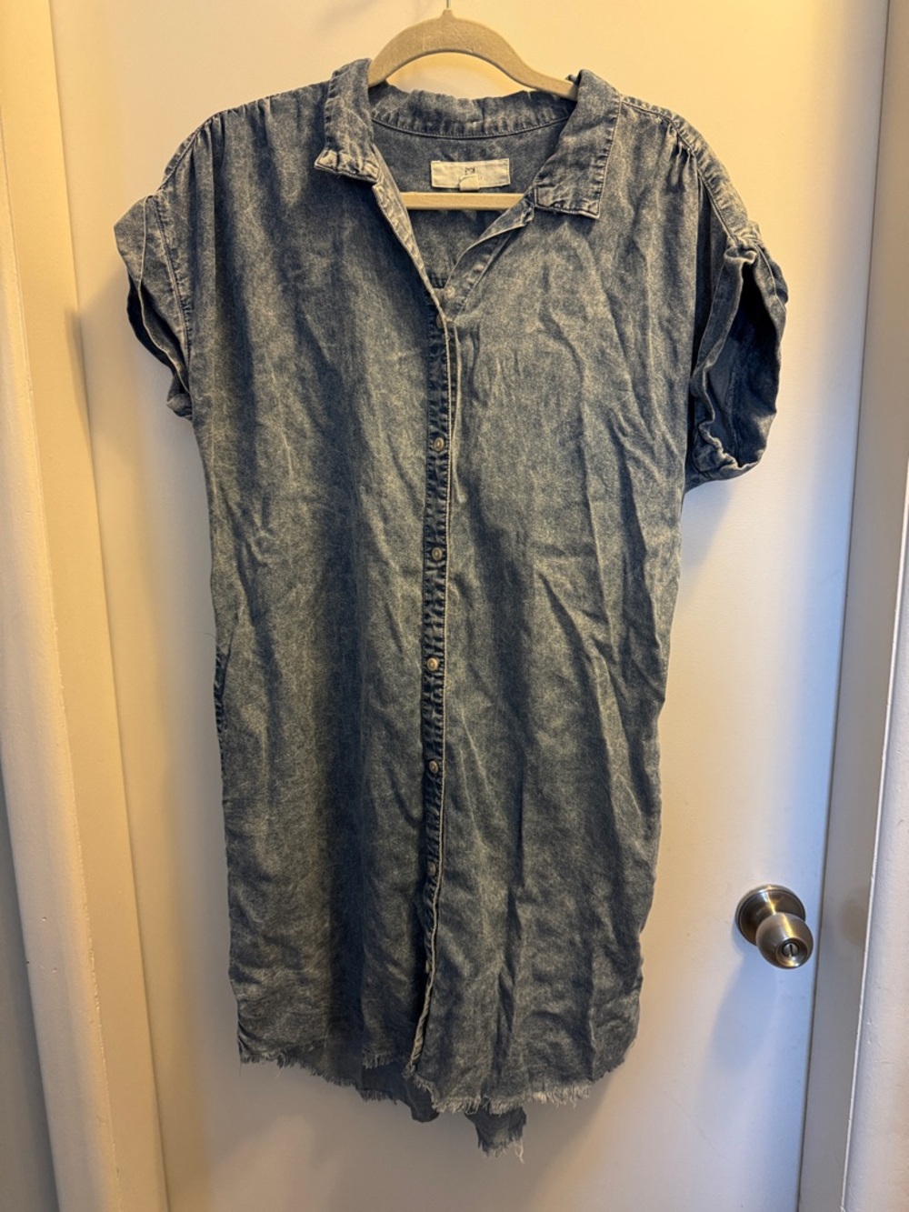 Casual Washed denimish dress